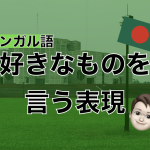 【ベンガル語】好きなものを言う表現